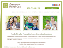 Tablet Screenshot of greenviewdentalcare.com